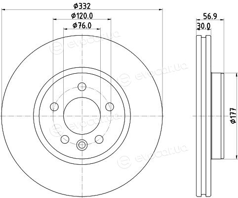 Hella Pagid 8DD 355 132-561