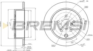 Bremsi CD8211S