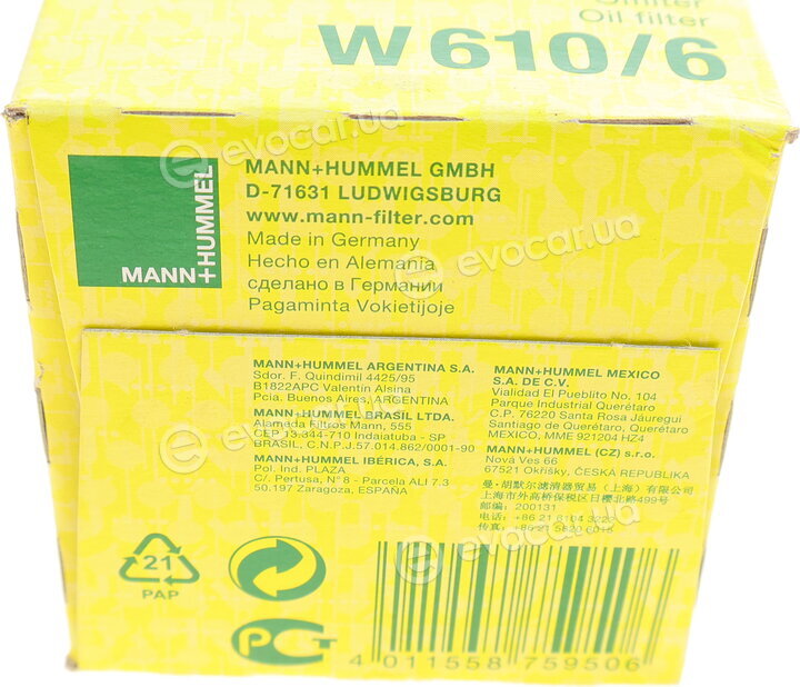 Mann W 610/6