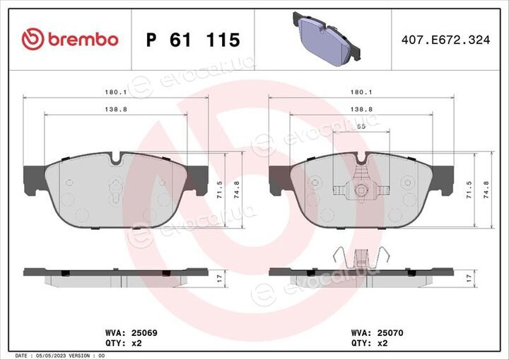 Brembo P 61 115