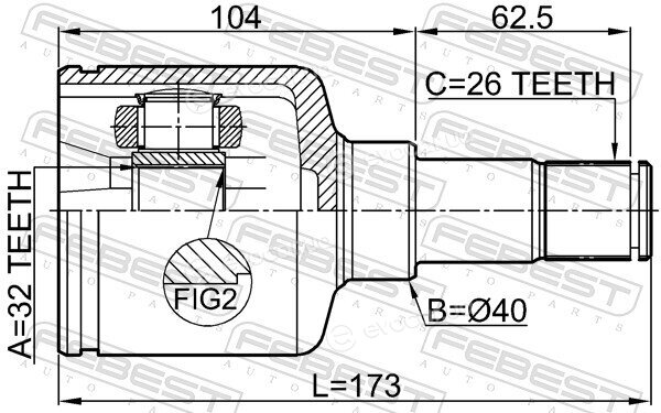 Febest 2111-CB4LH