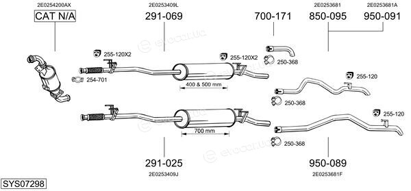 Bosal SYS07298