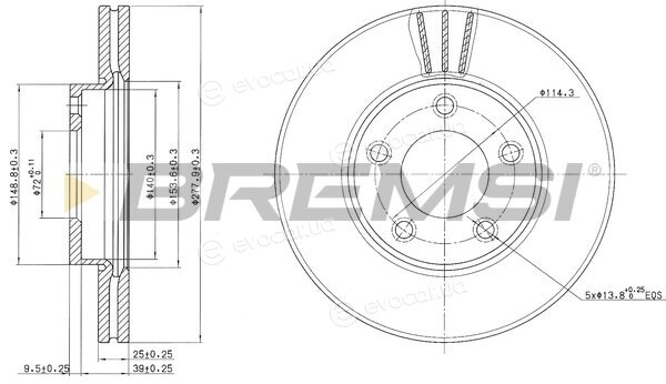 Bremsi CD7311V