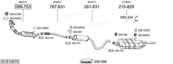 Bosal SYS10670