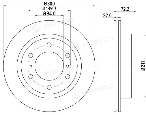 Hella Pagid 8DD 355 118-651