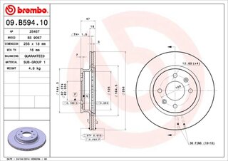 Brembo 09.B594.10