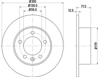 Hella Pagid 8DD 355 129-201