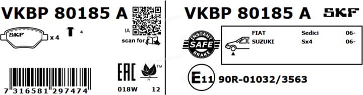SKF VKBP 80185 A