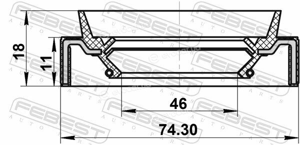 Febest 95JAS-48741118R