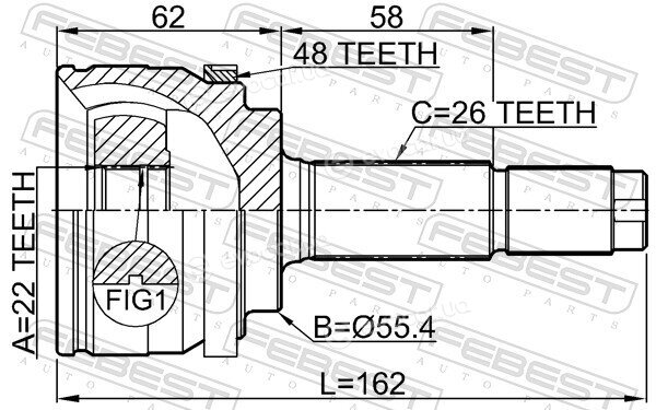 Febest 6510-001A48