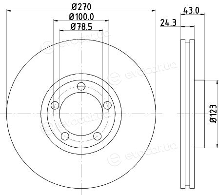 Hella Pagid 8DD 355 105-641