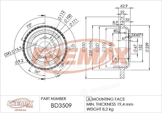 Fremax BD-3509