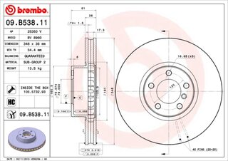 Brembo 09.B538.11