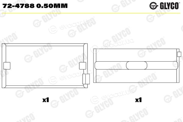 Glyco 72-4788 0.50mm