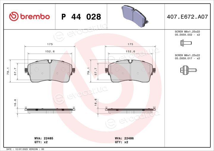 Brembo P44 028