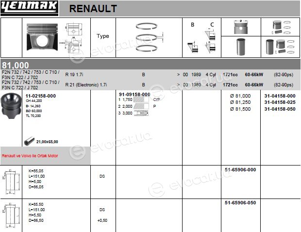 Yenmak 31-04158-050
