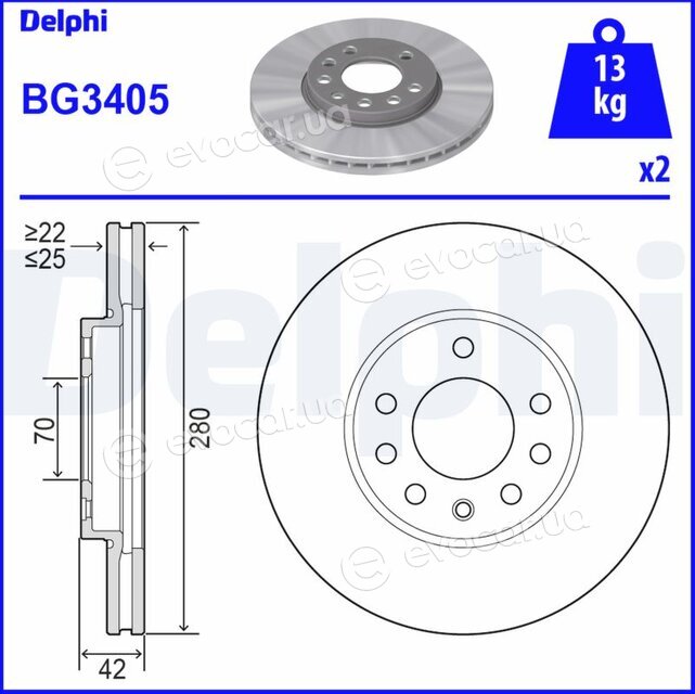 Delphi BG3405