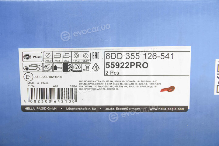 Hella 8DD 355 126-541