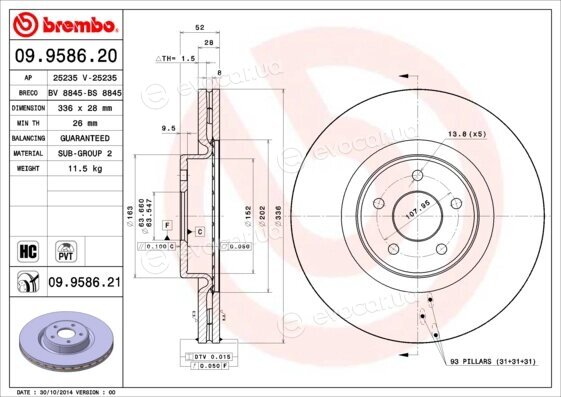 Brembo 09.9586.21