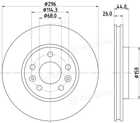 Hella Pagid 8DD 355 131-871