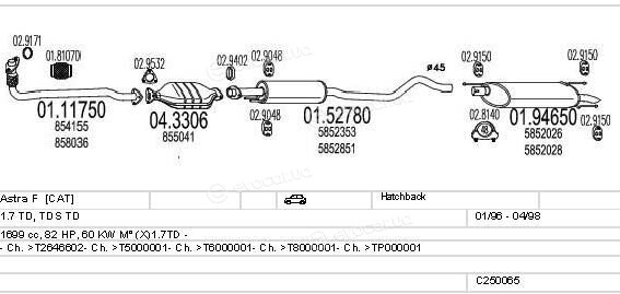 MTS C250065005070