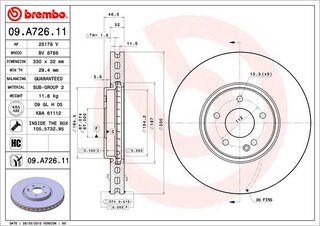 Brembo 09.A726.11