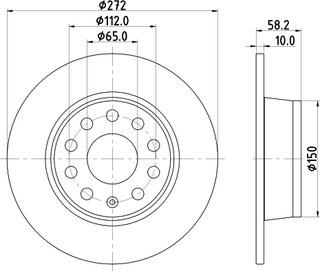 Hella Pagid 8DD 355 131-811