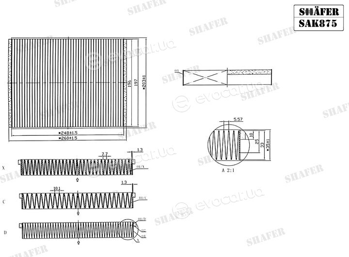 Shafer SAK875