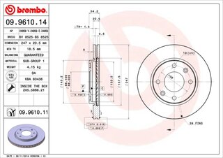 Brembo 09.9610.11