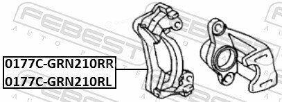 Febest 0177C-GRN210RR