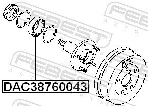 Febest DAC38760043