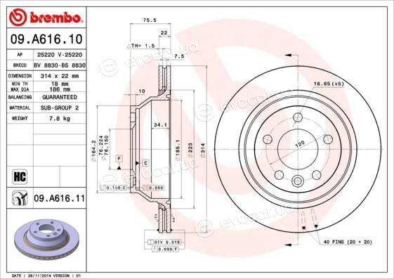 Brembo 09.A634.10