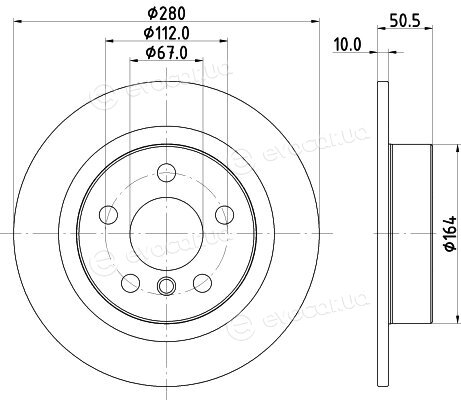 Hella Pagid 8DD 355 122-661