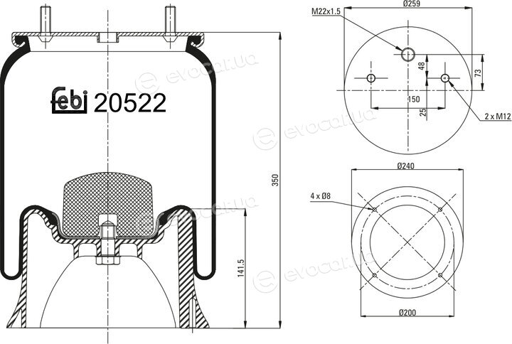 Febi 20522