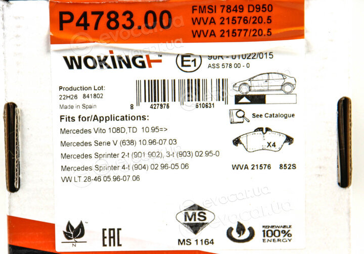 Woking P4783.00