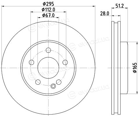 Hella Pagid 8DD 355 119-591