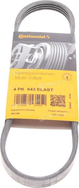 Continental 4PK643 ELAST