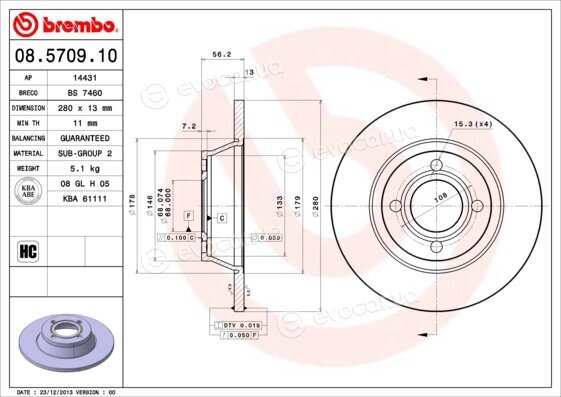 Brembo 08.5709.10
