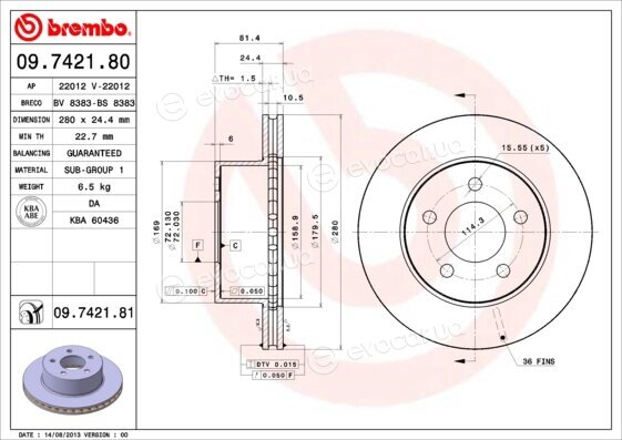 Brembo 09.7421.81