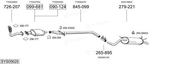 Bosal SYS05629