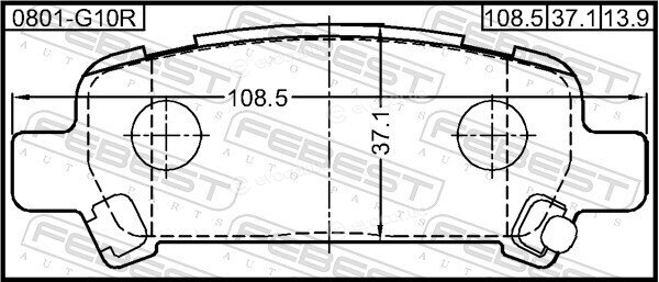 Febest 0801-G10R