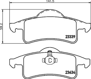 Hella Pagid 8DB 355 009-891