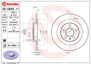 Brembo 08.D883.11