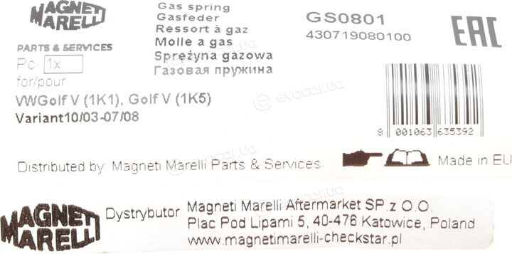Magneti Marelli 430719080100