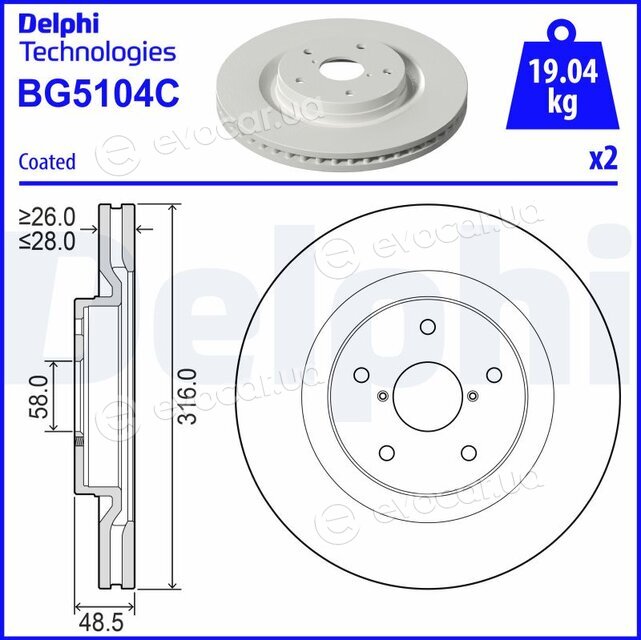 Delphi BG5104C