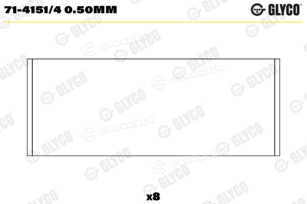 Glyco 71-4151/4 0.50mm
