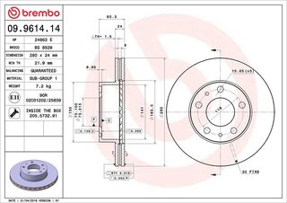 Brembo 09.9614.14