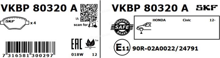 SKF VKBP 80320 A