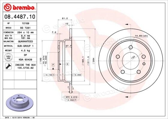 Brembo 08.4487.10