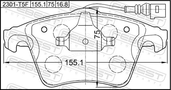 Febest 2301-T5F